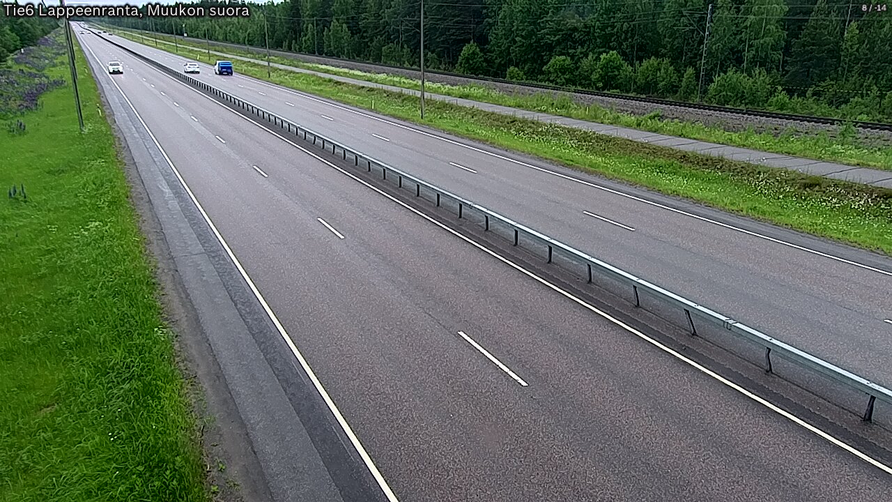 Kelikamerat Kuva Tie 6 Lappeenranta, Muukon suora, Lappeenranta, Etelä-Karjala