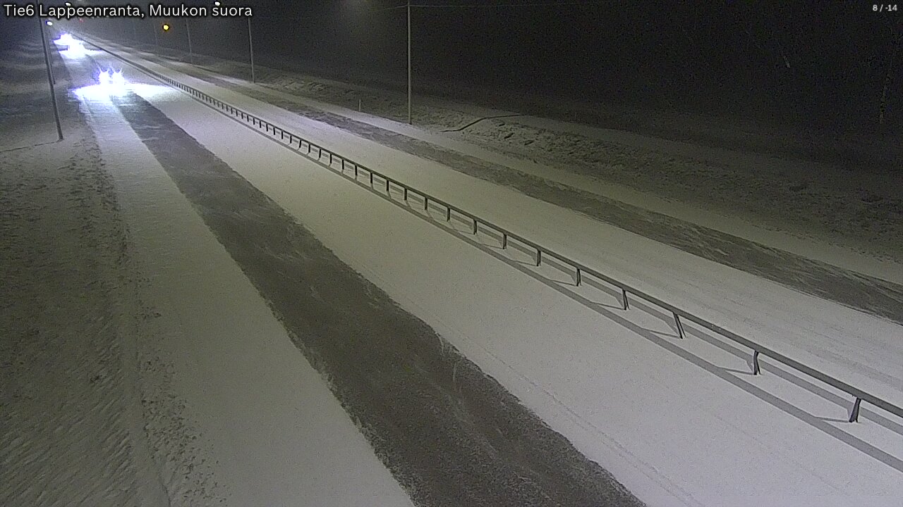 Kelikamerat Kuva Tie 6 Lappeenranta, Muukon suora, Lappeenranta, Etelä-Karjala