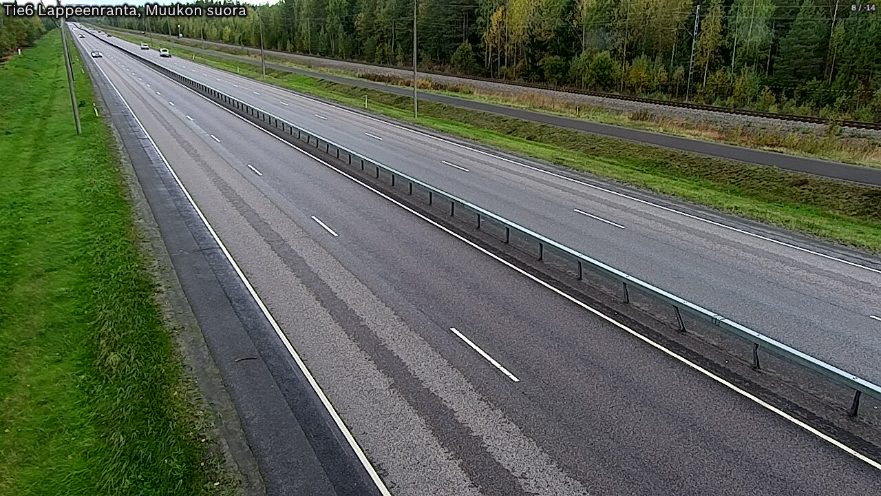 Kelikamerat Kuva Tie 6 Lappeenranta, Muukon suora, Lappeenranta, Etelä-Karjala