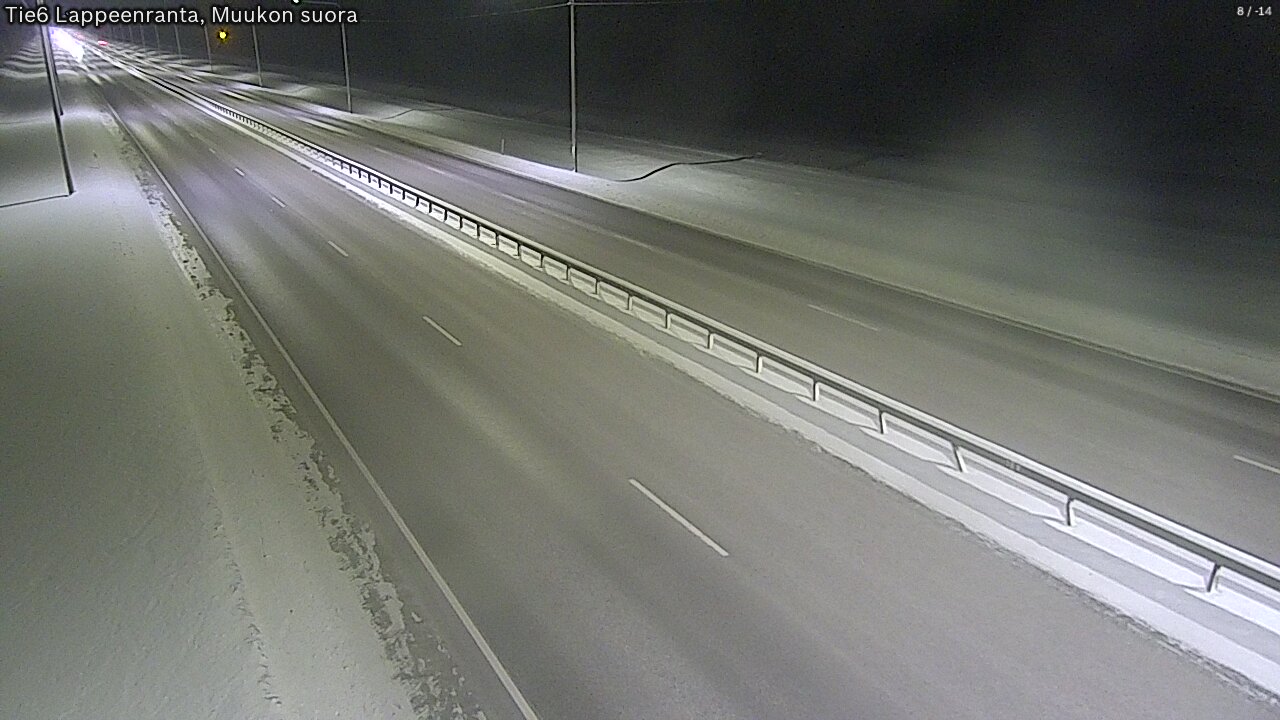 Kelikamerat Kuva Tie 6 Lappeenranta, Muukon suora, Lappeenranta, Etelä-Karjala