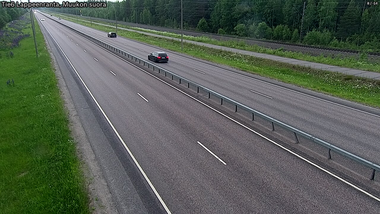 Kelikamerat Kuva Tie 6 Lappeenranta, Muukon suora, Lappeenranta, Etelä-Karjala