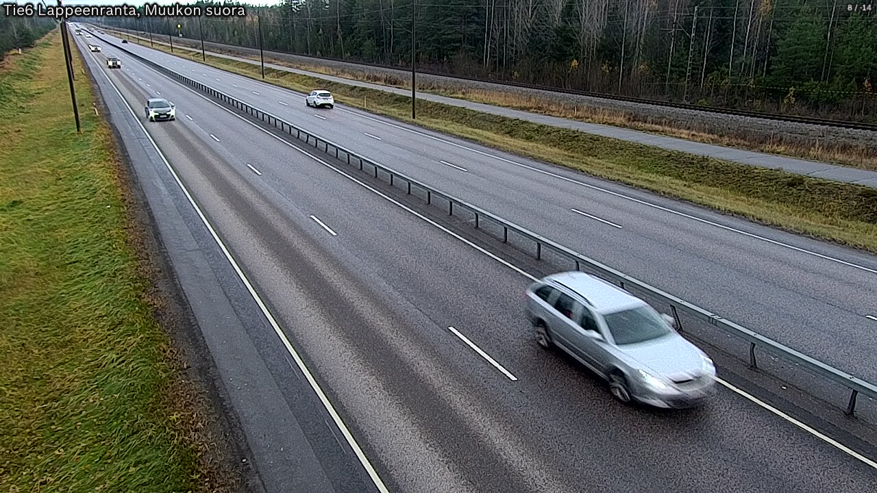 Kelikamerat Kuva Tie 6 Lappeenranta, Muukon suora, Lappeenranta, Etelä-Karjala