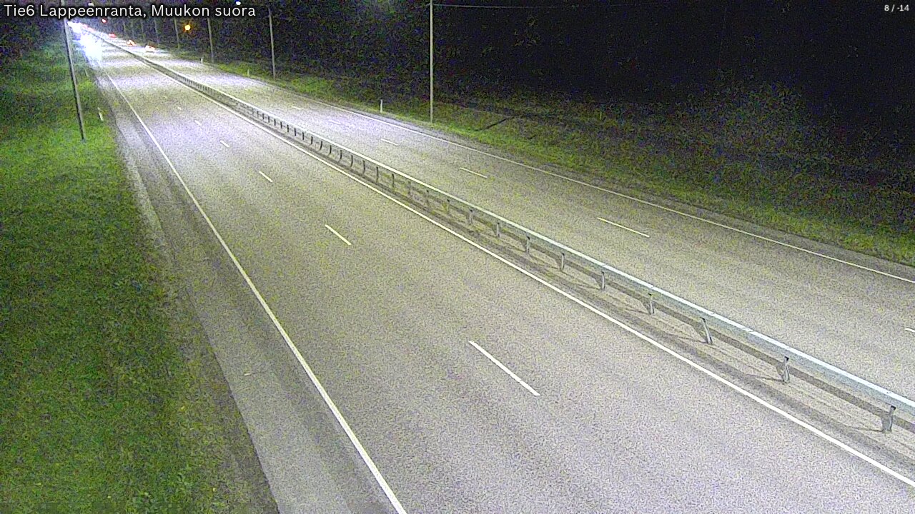 Kelikamerat Kuva Tie 6 Lappeenranta, Muukon suora, Lappeenranta, Etelä-Karjala