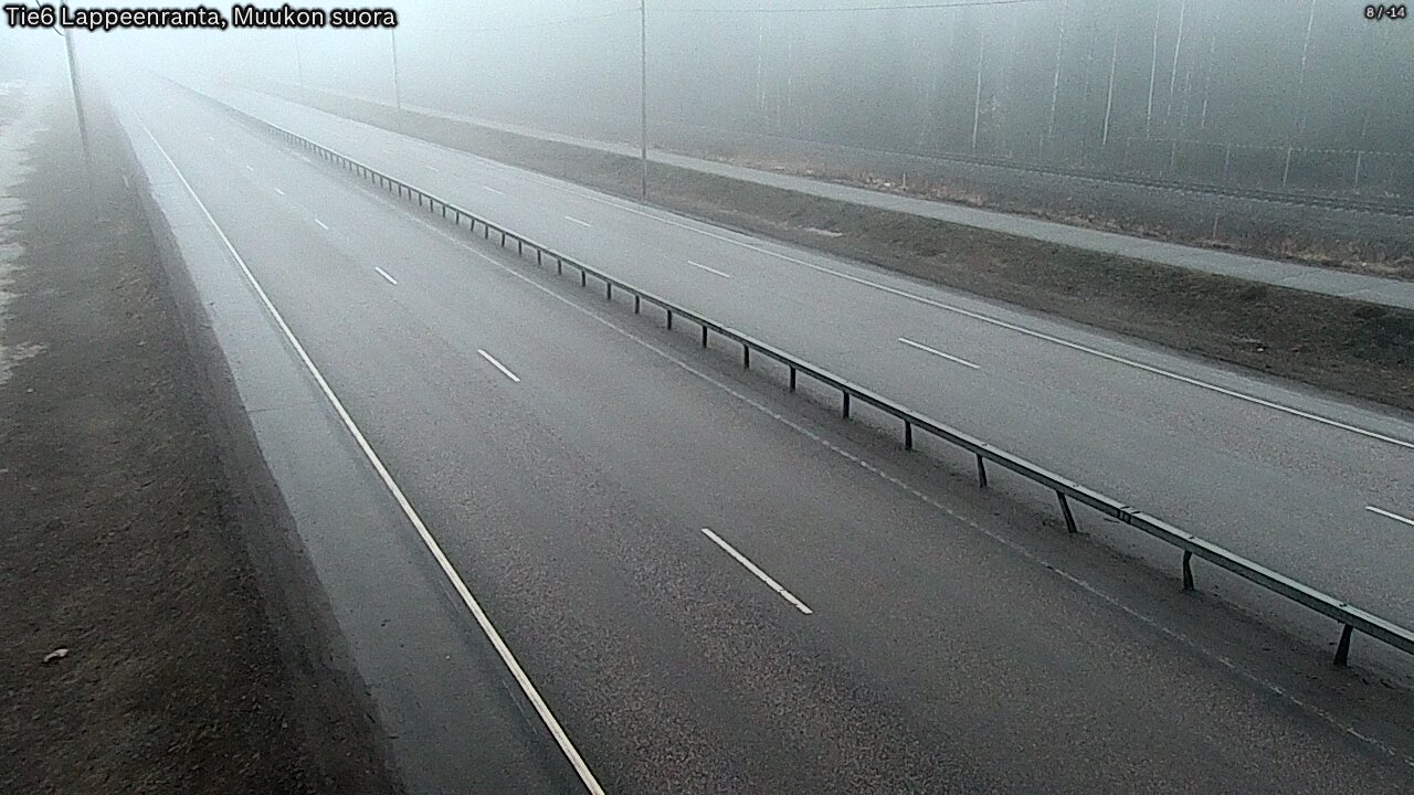 Kelikamerat Kuva Tie 6 Lappeenranta, Muukon suora, Lappeenranta, Etelä-Karjala