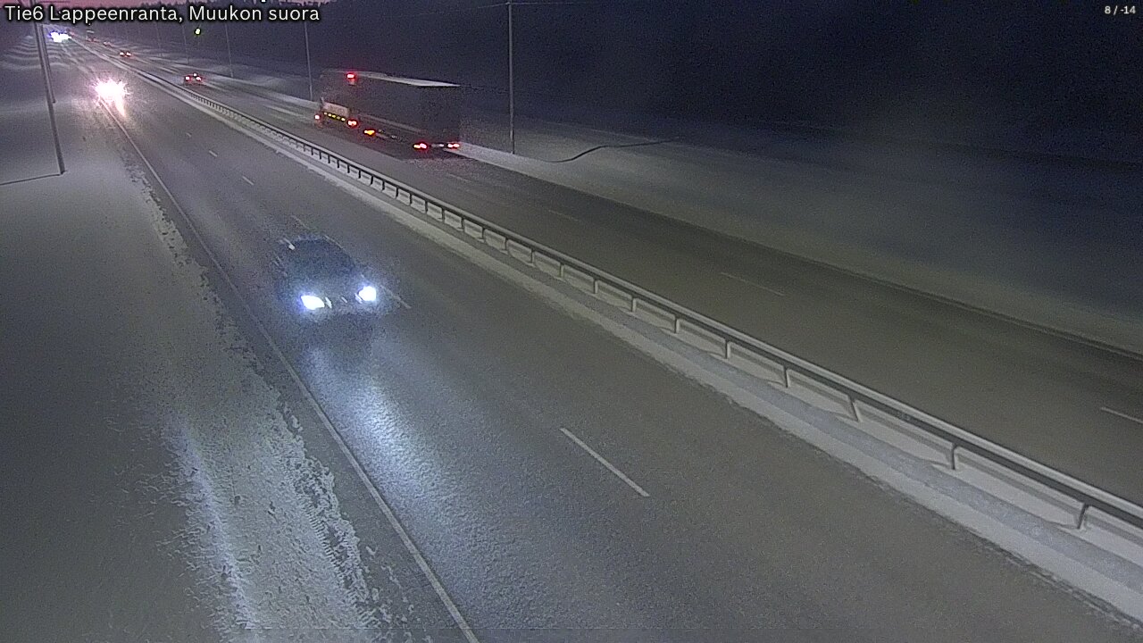 Kelikamerat Kuva Tie 6 Lappeenranta, Muukon suora, Lappeenranta, Etelä-Karjala