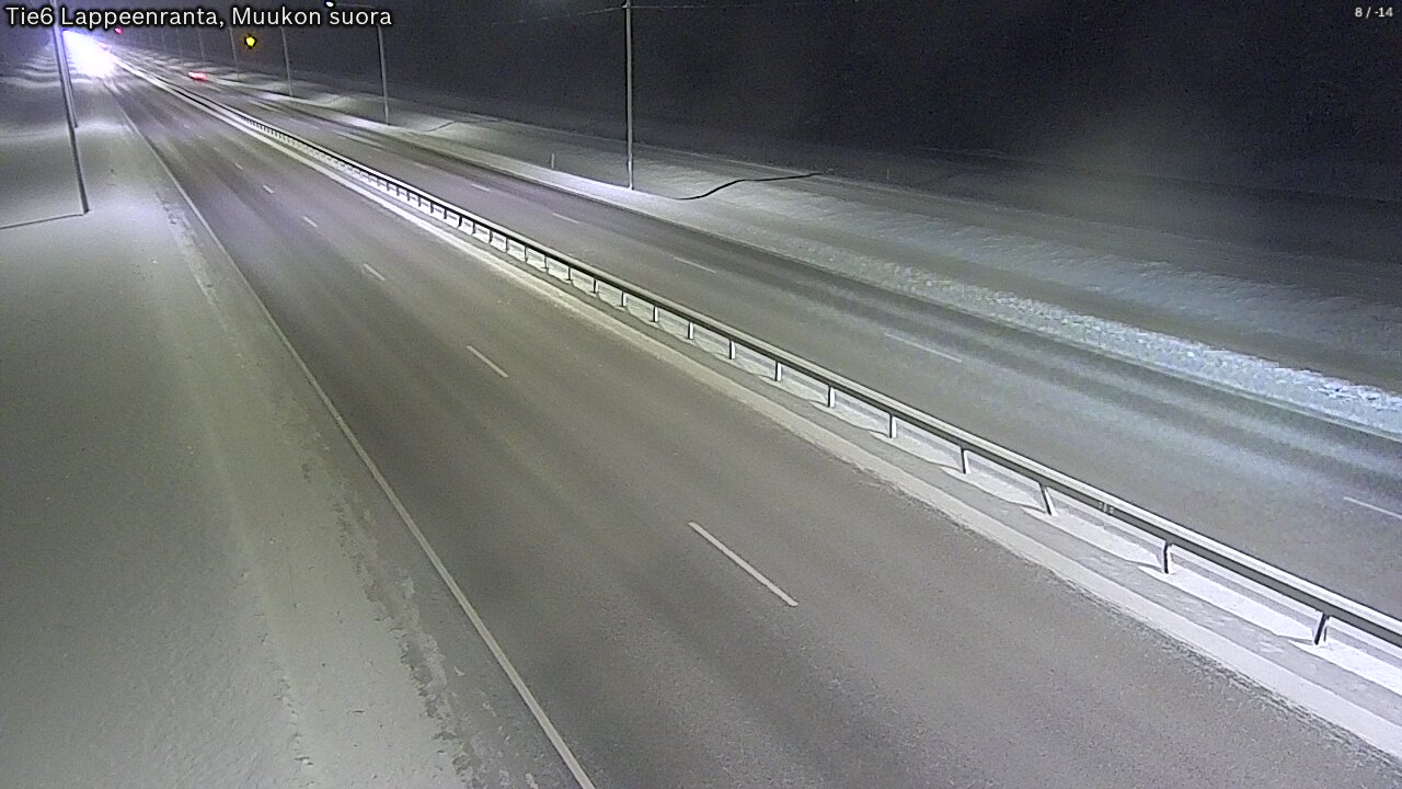 Weather Camera Image Tie 6 Villmanstrand, Muukko rakan, Lappeenranta, Etelä-Karjala