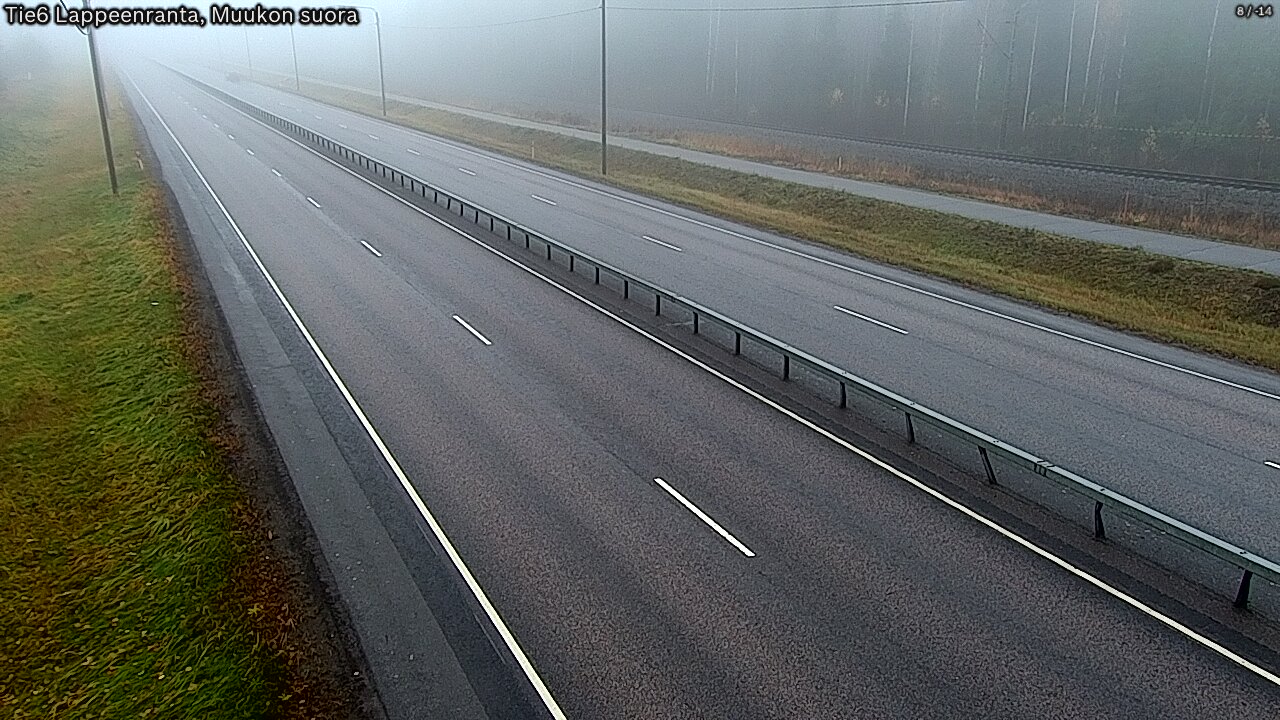 Kelikamerat Kuva Tie 6 Lappeenranta, Muukon suora, Lappeenranta, Etelä-Karjala