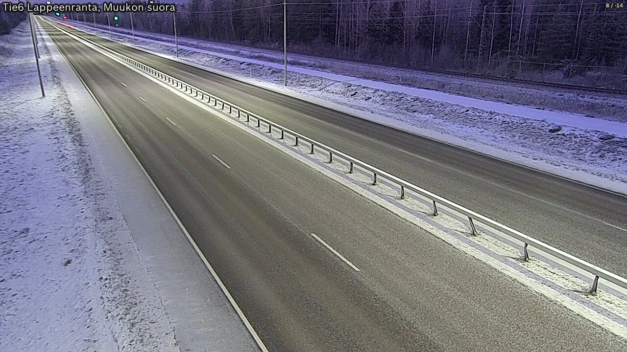 Kelikamerat Kuva Tie 6 Lappeenranta, Muukon suora, Lappeenranta, Etelä-Karjala