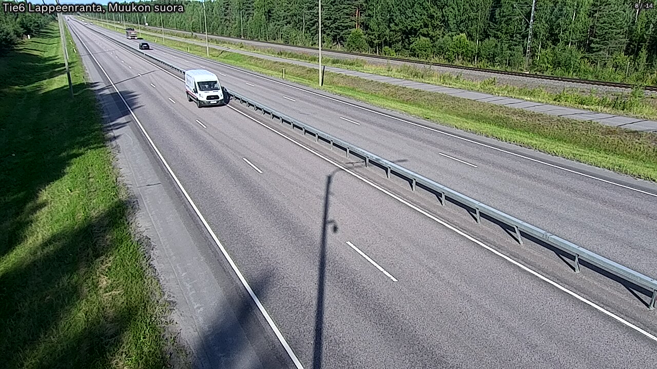 Kelikamerat Kuva Tie 6 Lappeenranta, Muukon suora, Lappeenranta, Etelä-Karjala