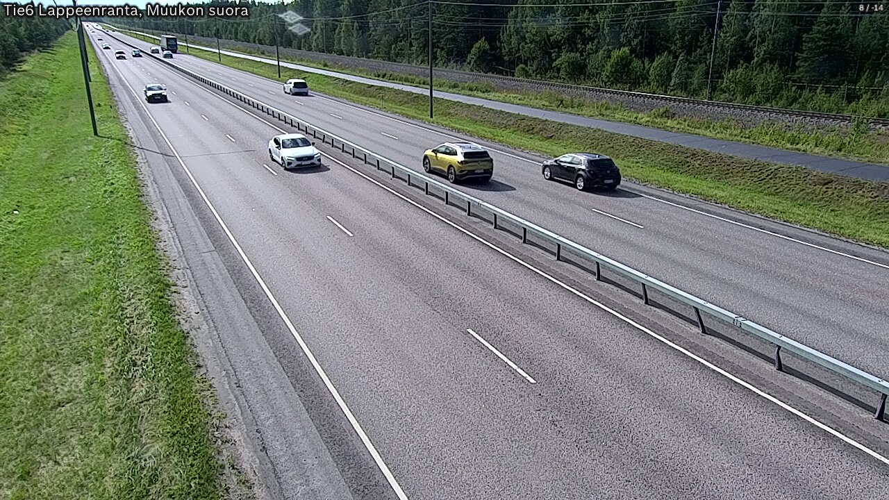 Kelikamerat Kuva Tie 6 Lappeenranta, Muukon suora, Lappeenranta, Etelä-Karjala