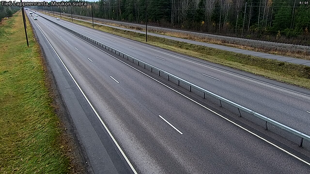 Kelikamerat Kuva Tie 6 Lappeenranta, Muukon suora, Lappeenranta, Etelä-Karjala