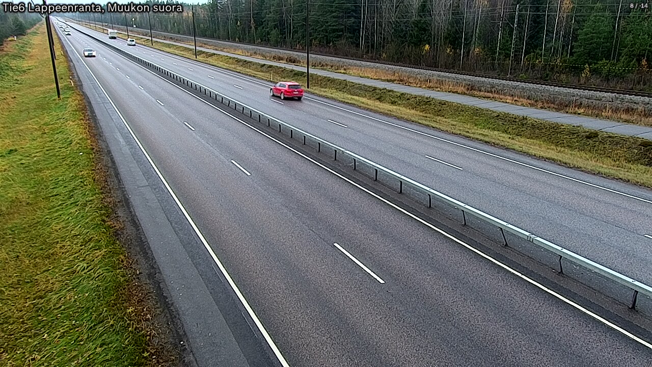 Kelikamerat Kuva Tie 6 Lappeenranta, Muukon suora, Lappeenranta, Etelä-Karjala