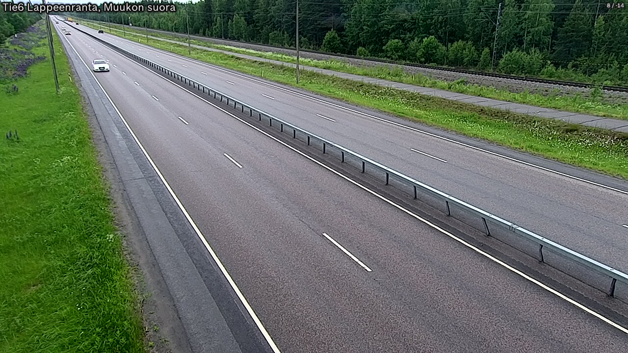 Kelikamerat Kuva Tie 6 Lappeenranta, Muukon suora, Lappeenranta, Etelä-Karjala