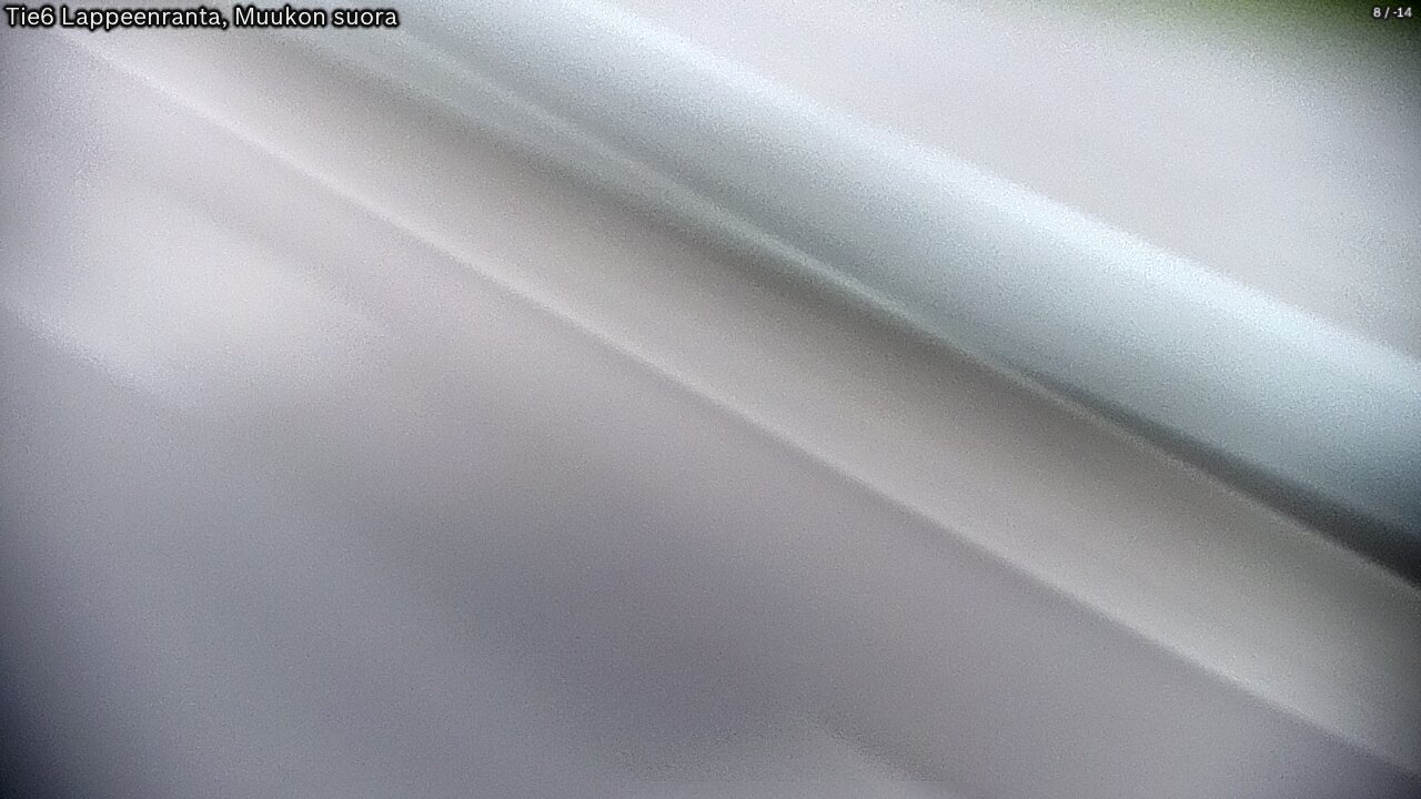 Weather Camera Image Tie 6 Villmanstrand, Muukko rakan, Lappeenranta, Etelä-Karjala