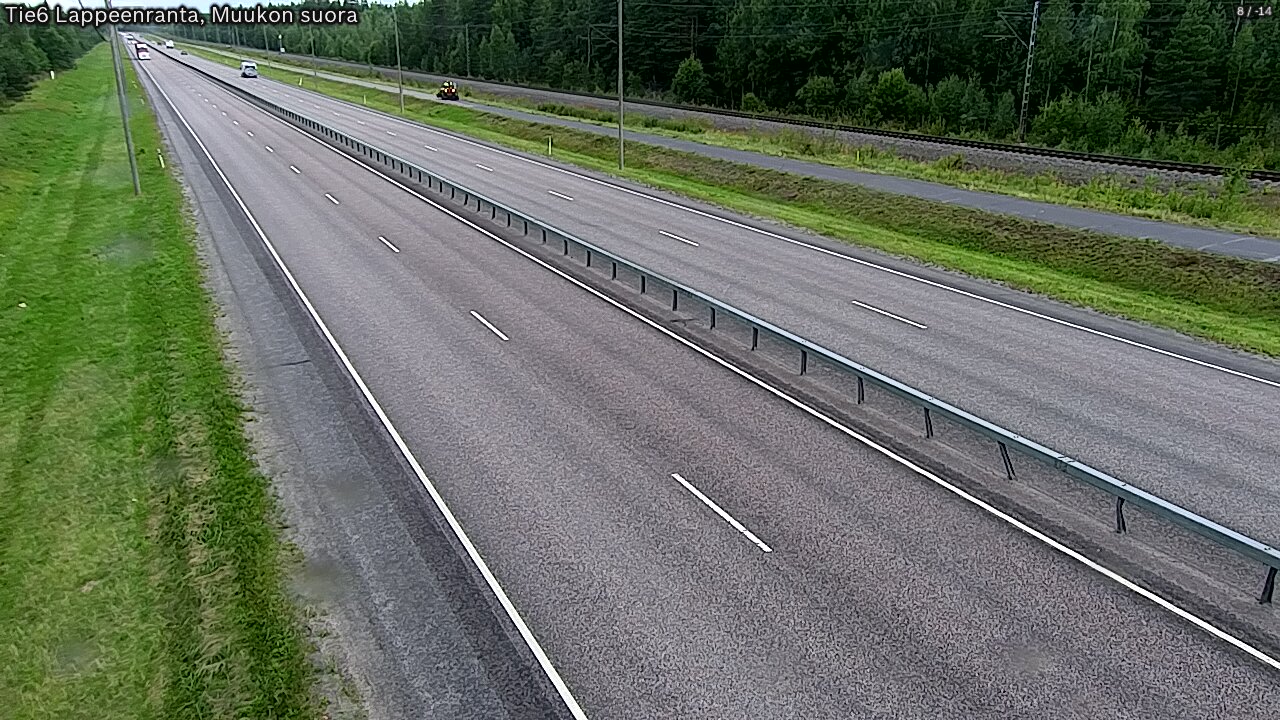 Kelikamerat Kuva Tie 6 Lappeenranta, Muukon suora, Lappeenranta, Etelä-Karjala