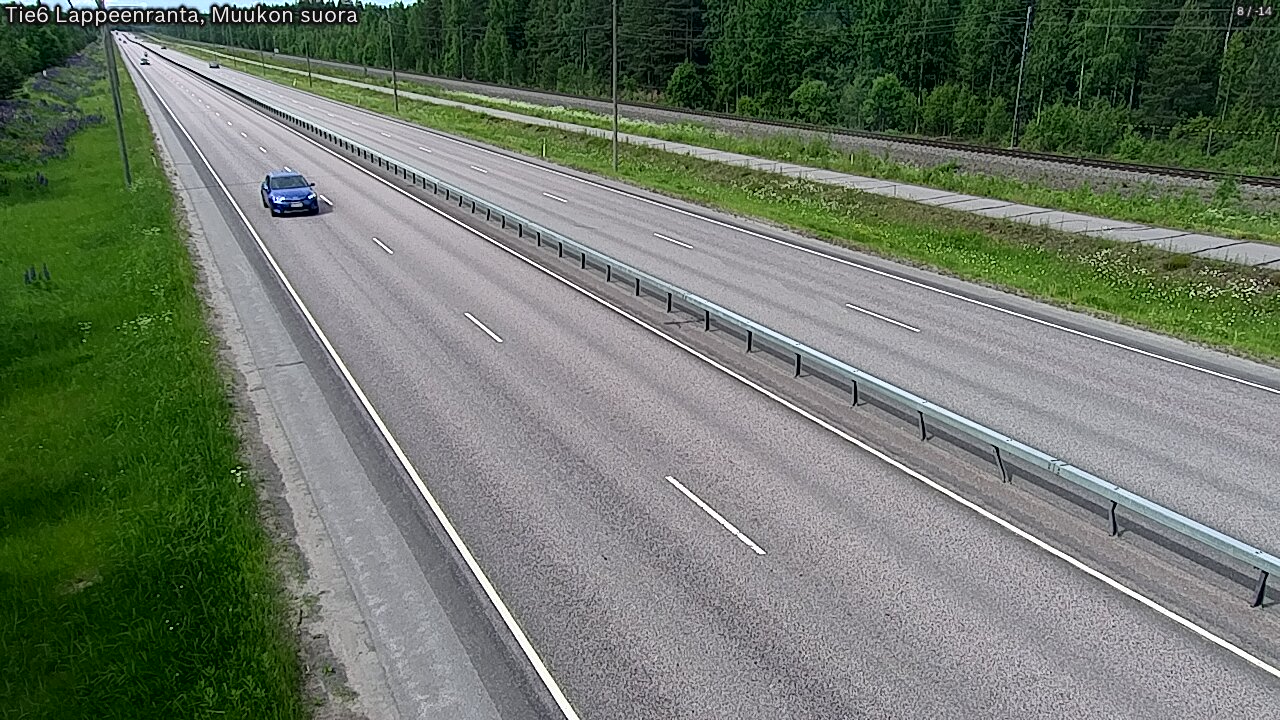 Kelikamerat Kuva Tie 6 Lappeenranta, Muukon suora, Lappeenranta, Etelä-Karjala