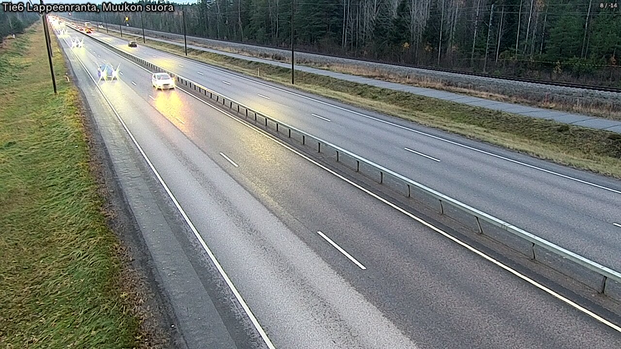 Kelikamerat Kuva Tie 6 Lappeenranta, Muukon suora, Lappeenranta, Etelä-Karjala