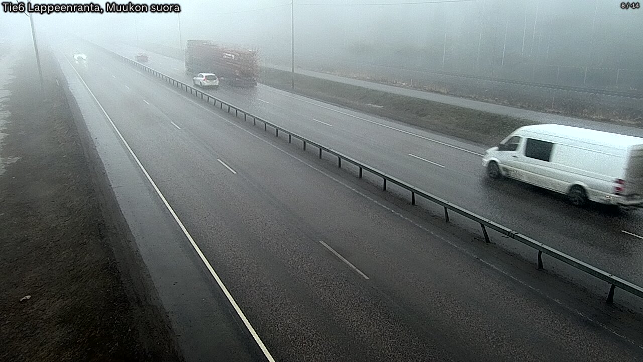 Kelikamerat Kuva Tie 6 Lappeenranta, Muukon suora, Lappeenranta, Etelä-Karjala