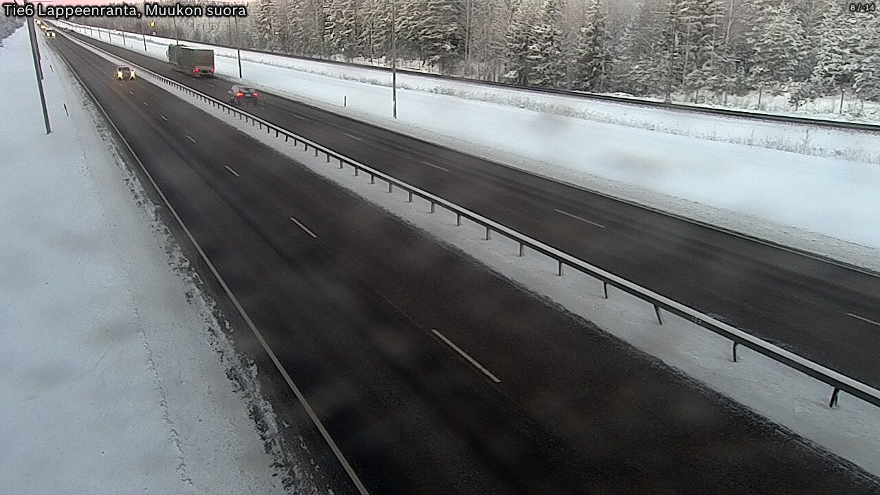 Kelikamerat Kuva Tie 6 Lappeenranta, Muukon suora, Lappeenranta, Etelä-Karjala