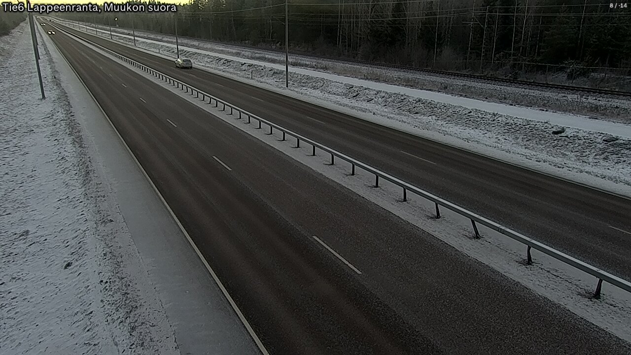 Kelikamerat Kuva Tie 6 Lappeenranta, Muukon suora, Lappeenranta, Etelä-Karjala