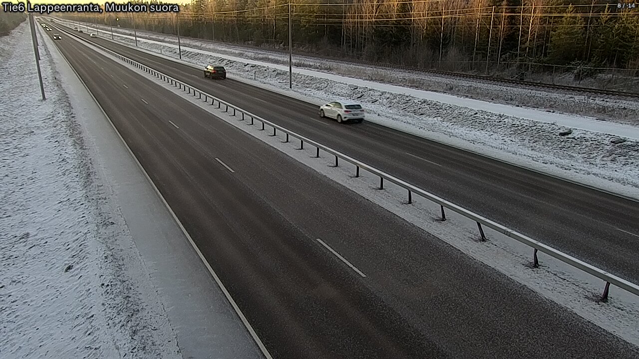 Kelikamerat Kuva Tie 6 Lappeenranta, Muukon suora, Lappeenranta, Etelä-Karjala