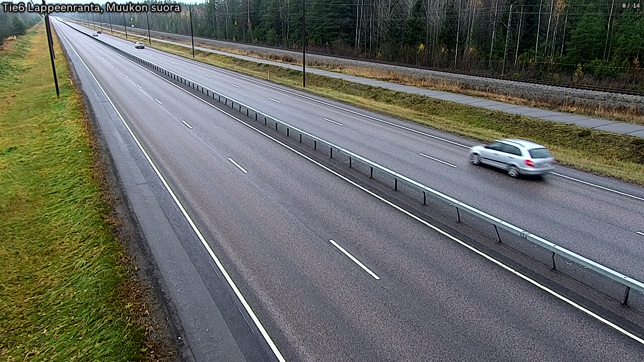 Kelikamerat Kuva Tie 6 Lappeenranta, Muukon suora, Lappeenranta, Etelä-Karjala