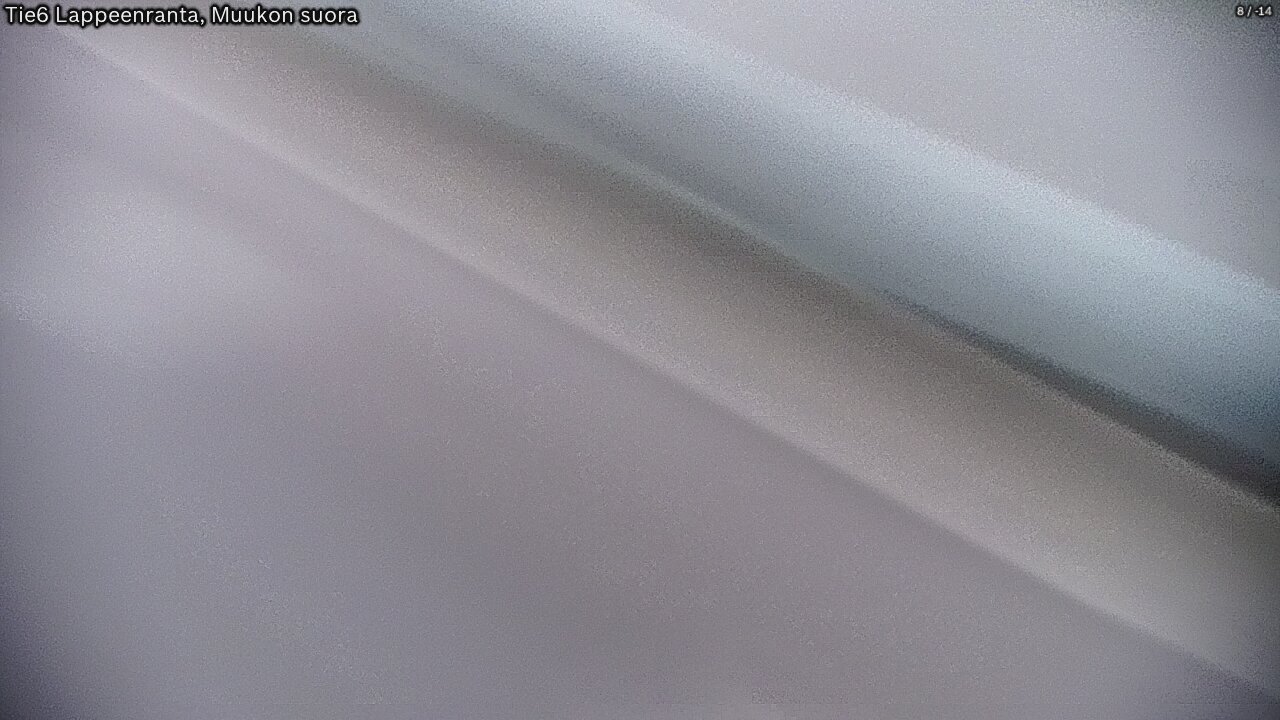 Weather Camera Image Tie 6 Villmanstrand, Muukko rakan, Lappeenranta, Etelä-Karjala