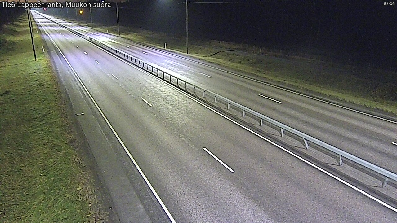 Weather Camera Image Tie 6 Villmanstrand, Muukko rakan, Lappeenranta, Etelä-Karjala