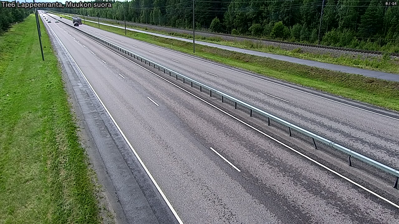 Kelikamerat Kuva Tie 6 Lappeenranta, Muukon suora, Lappeenranta, Etelä-Karjala