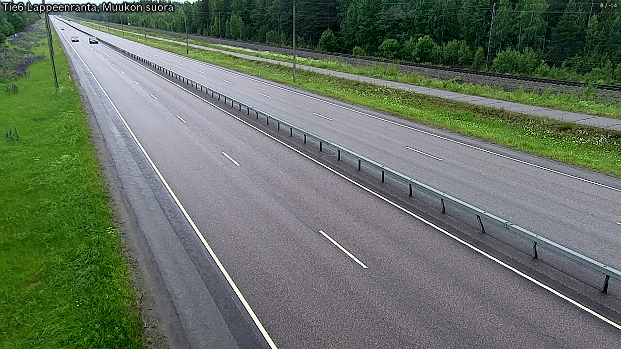 Kelikamerat Kuva Tie 6 Lappeenranta, Muukon suora, Lappeenranta, Etelä-Karjala
