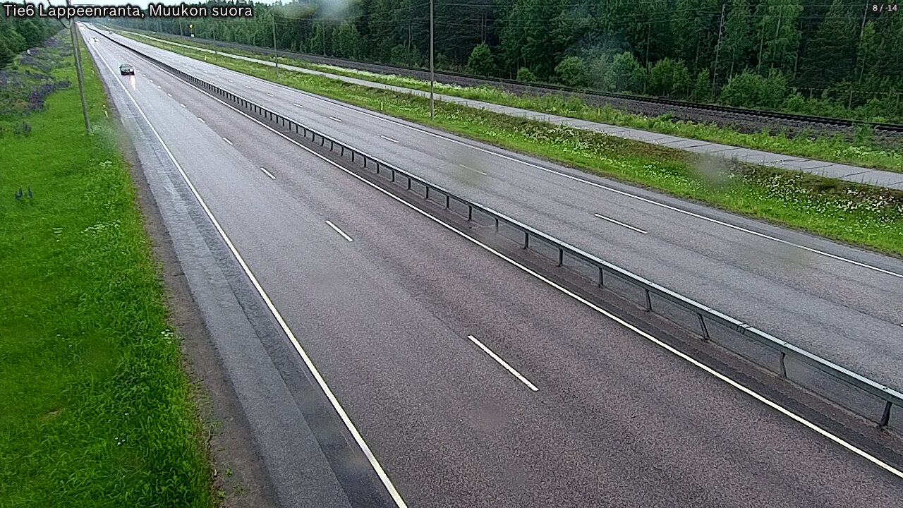 Kelikamerat Kuva Tie 6 Lappeenranta, Muukon suora, Lappeenranta, Etelä-Karjala