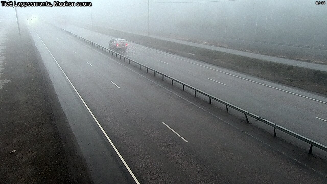 Kelikamerat Kuva Tie 6 Lappeenranta, Muukon suora, Lappeenranta, Etelä-Karjala