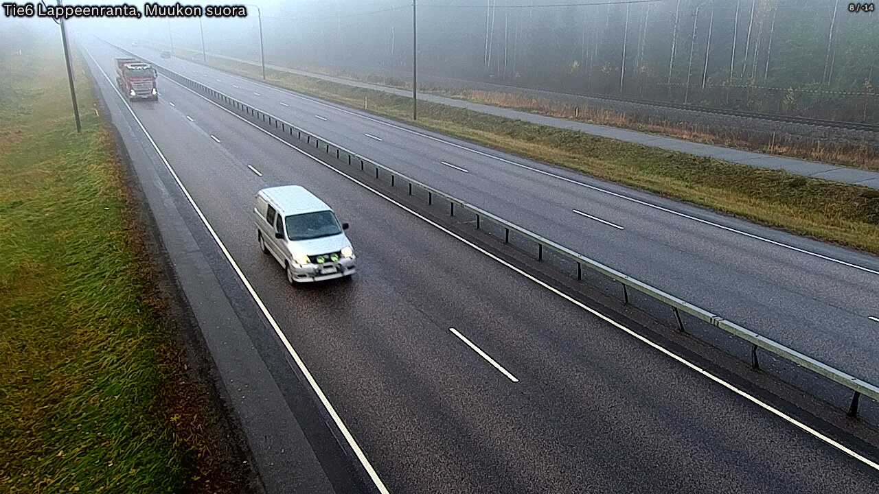 Kelikamerat Kuva Tie 6 Lappeenranta, Muukon suora, Lappeenranta, Etelä-Karjala