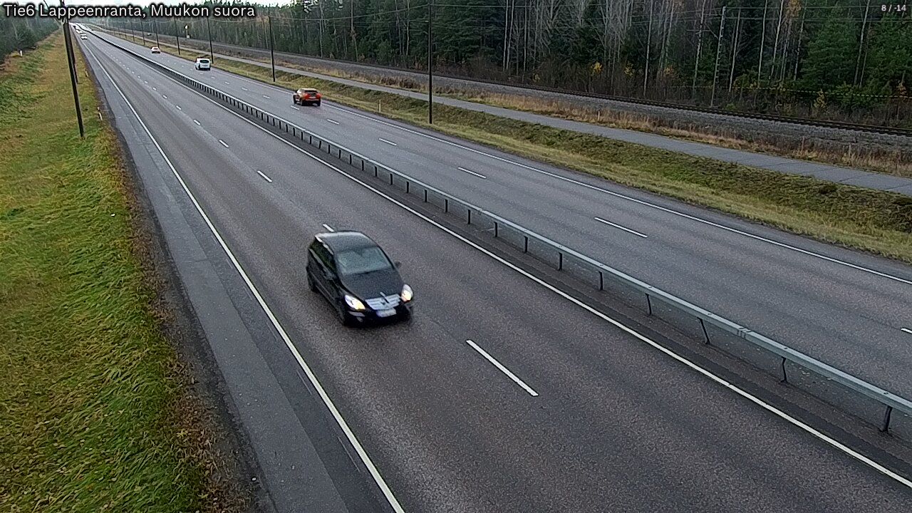 Kelikamerat Kuva Tie 6 Lappeenranta, Muukon suora, Lappeenranta, Etelä-Karjala