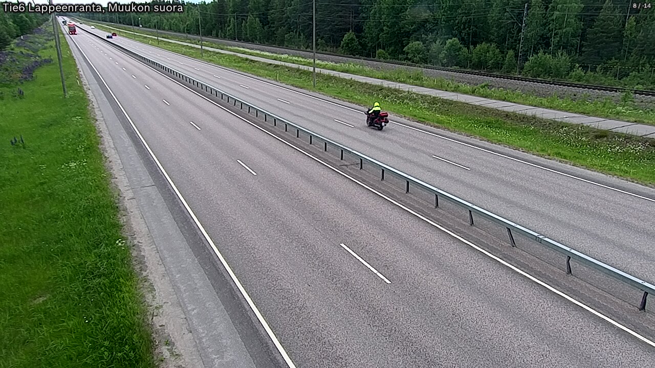 Kelikamerat Kuva Tie 6 Lappeenranta, Muukon suora, Lappeenranta, Etelä-Karjala