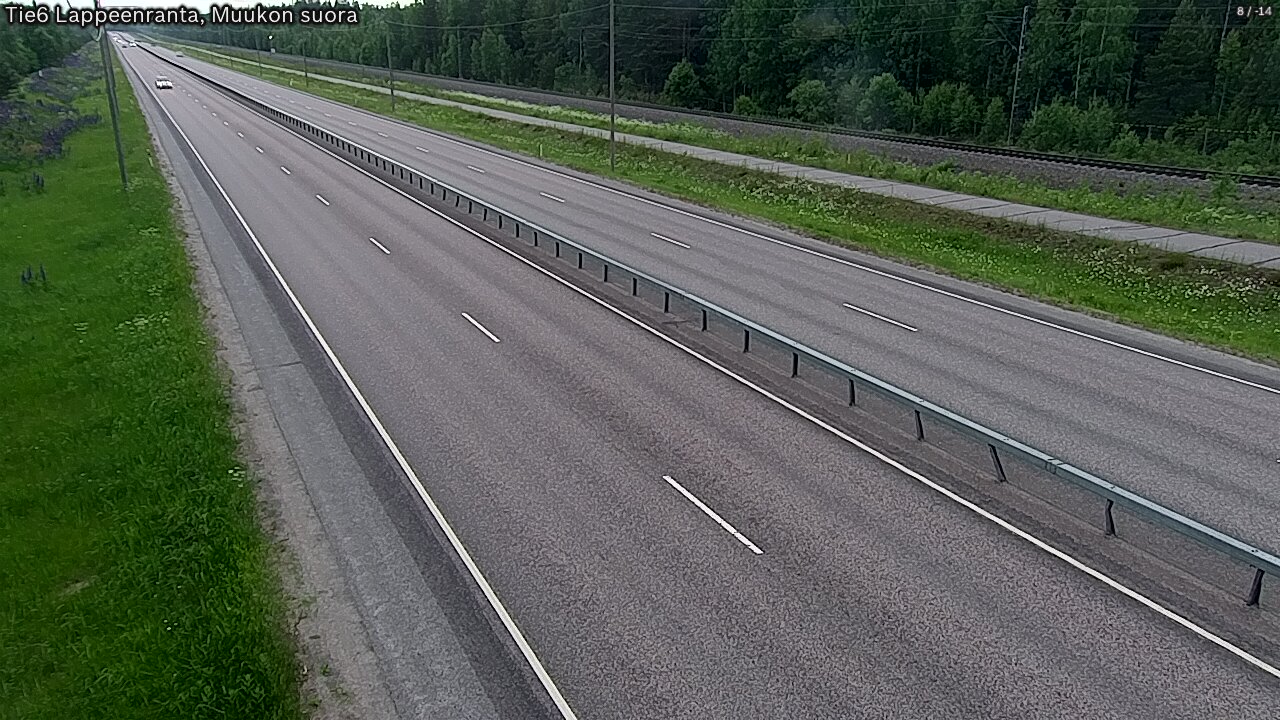 Kelikamerat Kuva Tie 6 Lappeenranta, Muukon suora, Lappeenranta, Etelä-Karjala