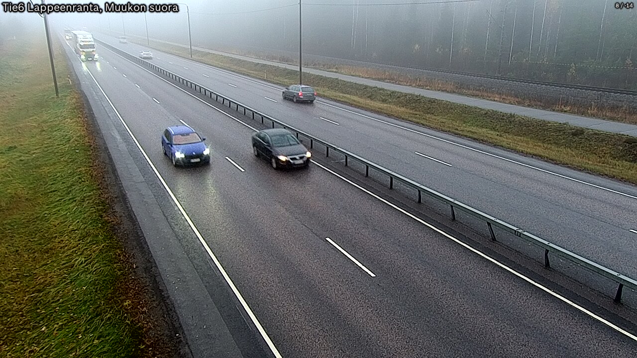 Kelikamerat Kuva Tie 6 Lappeenranta, Muukon suora, Lappeenranta, Etelä-Karjala