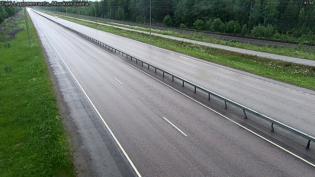 Kelikamerat Kuva Tie 6 Lappeenranta, Muukon suora, Lappeenranta, Etelä-Karjala