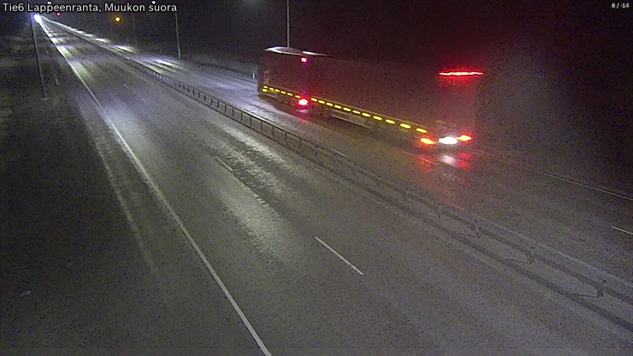 Kelikamerat Kuva Tie 6 Lappeenranta, Muukon suora, Lappeenranta, Etelä-Karjala