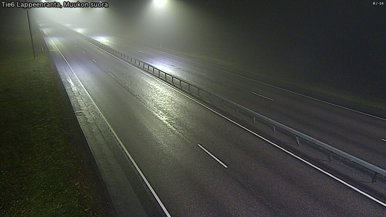 Kelikamerat Kuva Tie 6 Lappeenranta, Muukon suora, Lappeenranta, Etelä-Karjala