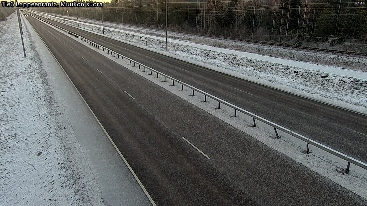 Kelikamerat Kuva Tie 6 Lappeenranta, Muukon suora, Lappeenranta, Etelä-Karjala