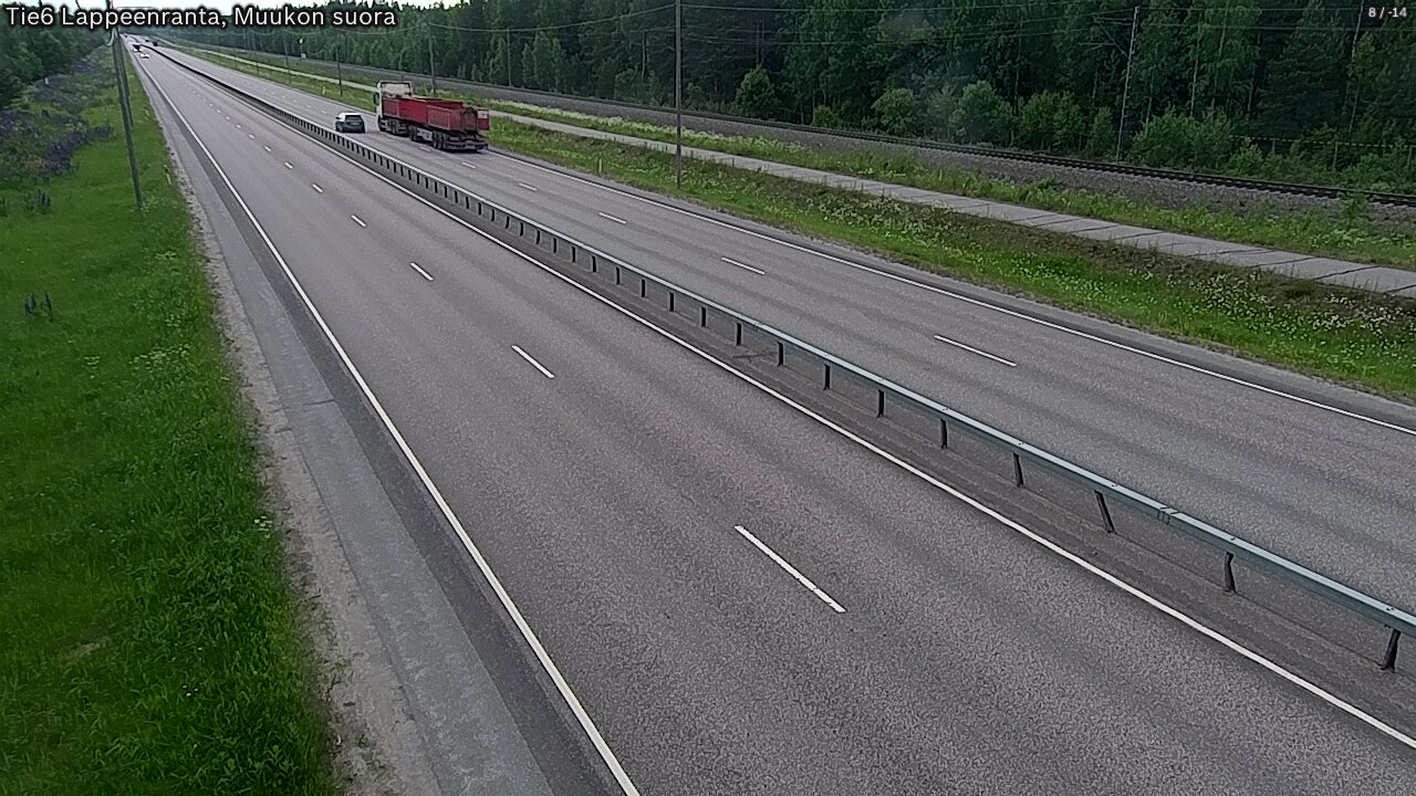 Kelikamerat Kuva Tie 6 Lappeenranta, Muukon suora, Lappeenranta, Etelä-Karjala