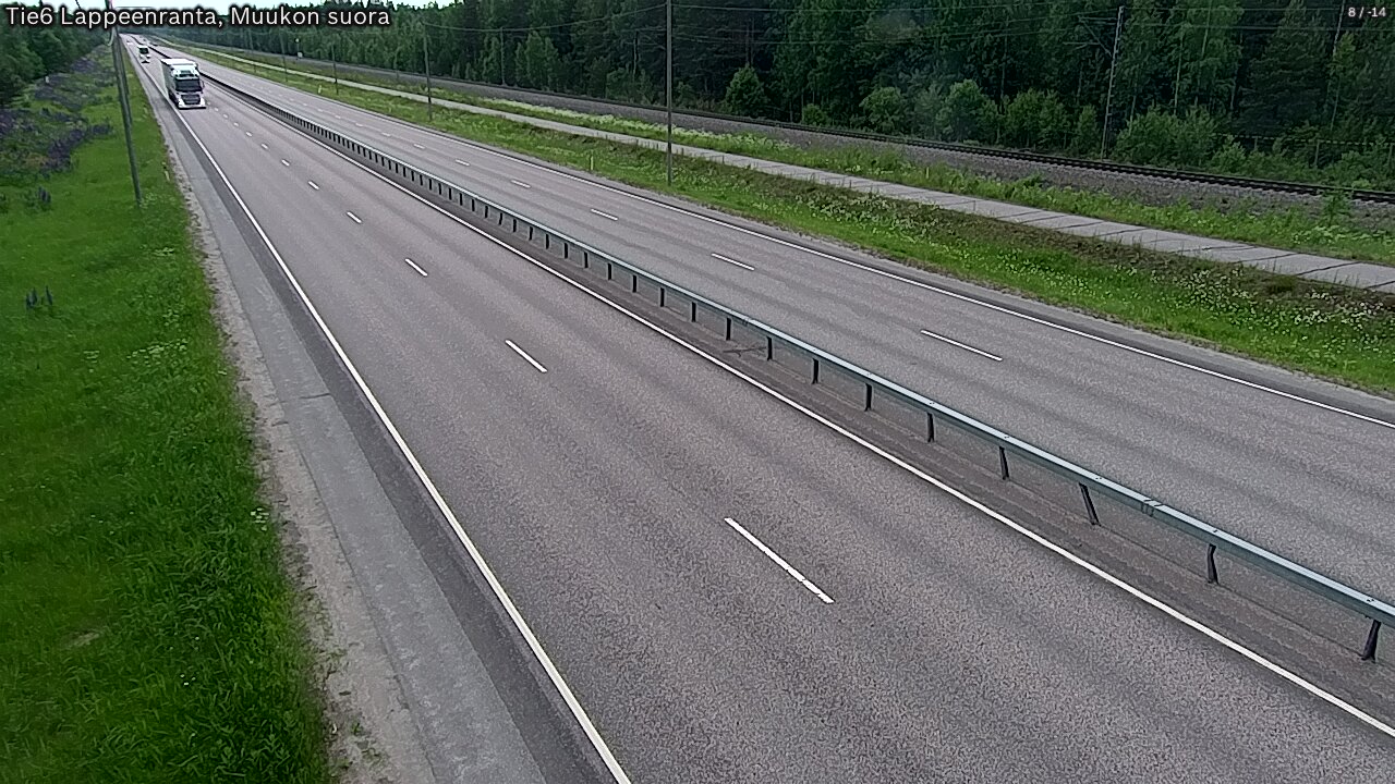 Kelikamerat Kuva Tie 6 Lappeenranta, Muukon suora, Lappeenranta, Etelä-Karjala