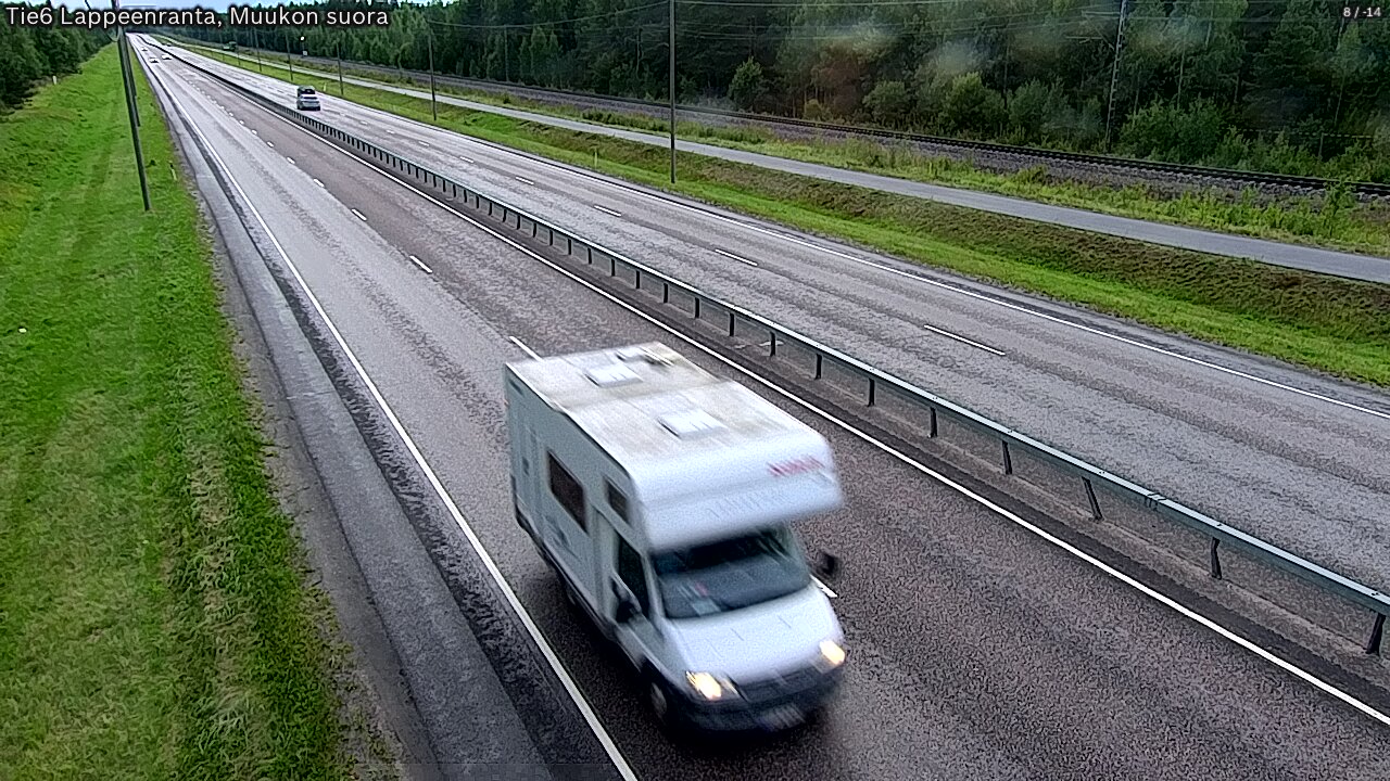 Kelikamerat Kuva Tie 6 Lappeenranta, Muukon suora, Lappeenranta, Etelä-Karjala
