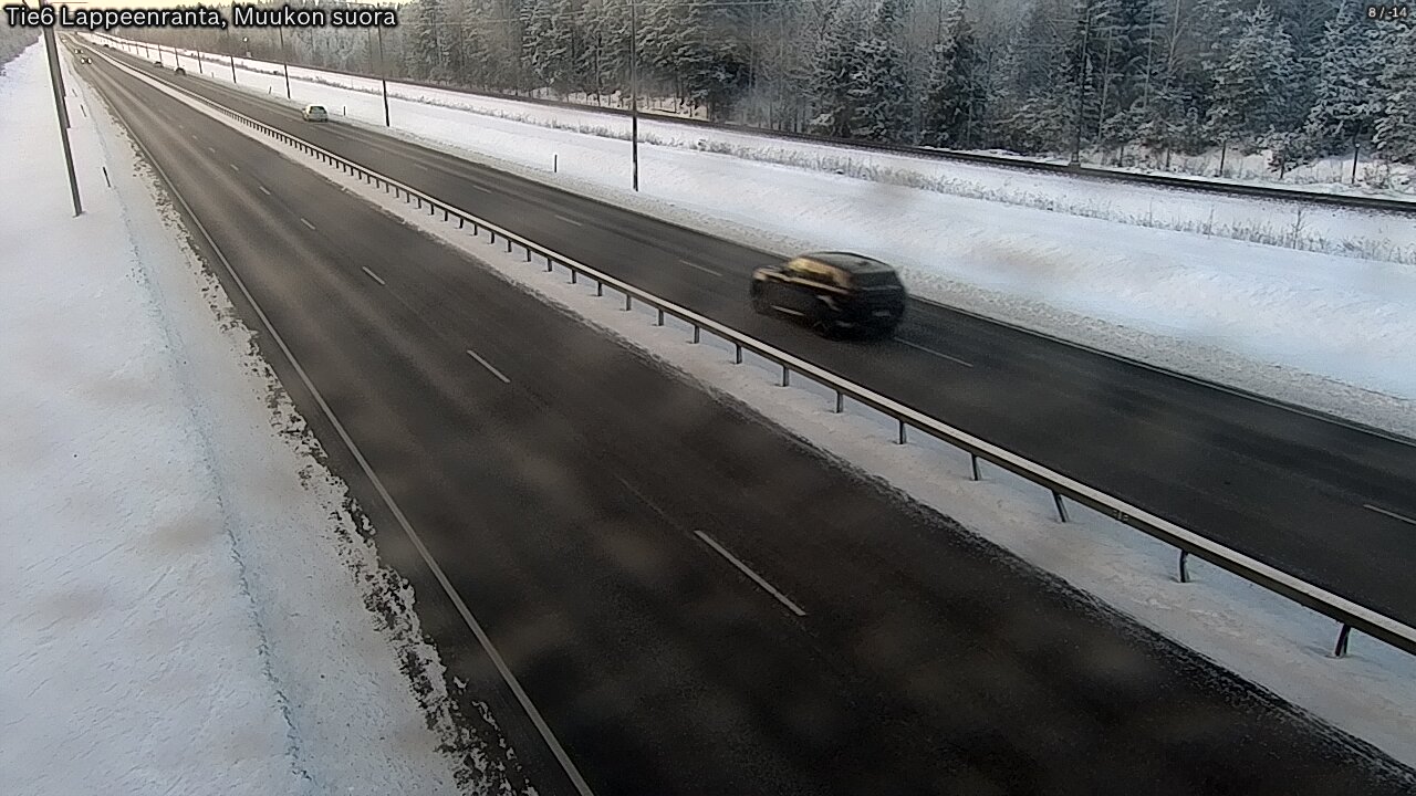 Kelikamerat Kuva Tie 6 Lappeenranta, Muukon suora, Lappeenranta, Etelä-Karjala