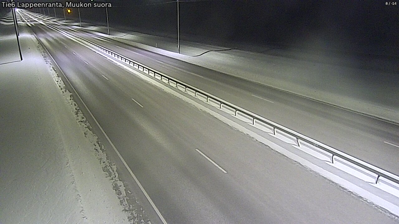 Kelikamerat Kuva Tie 6 Lappeenranta, Muukon suora, Lappeenranta, Etelä-Karjala