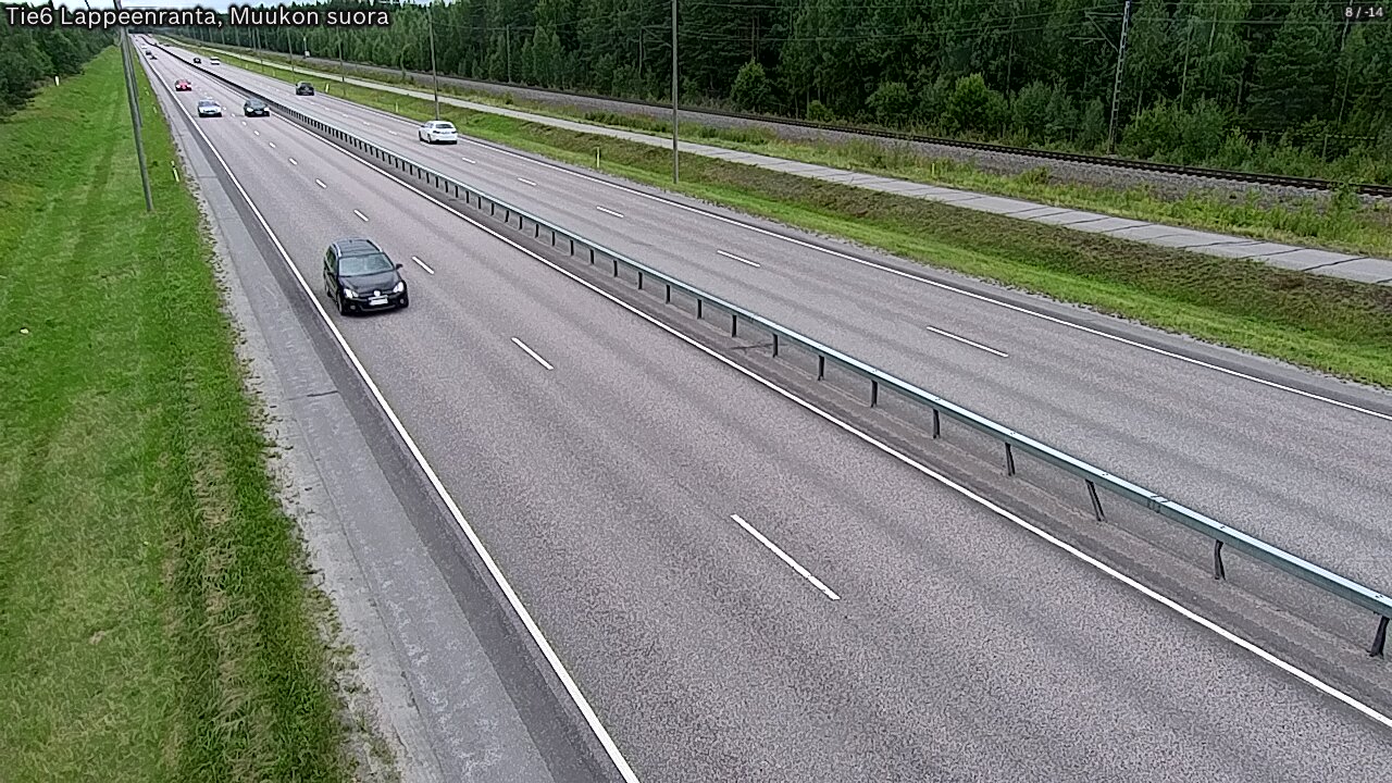 Kelikamerat Kuva Tie 6 Lappeenranta, Muukon suora, Lappeenranta, Etelä-Karjala