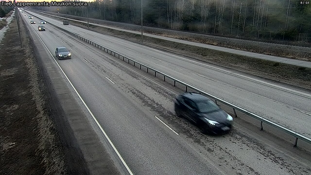 Kelikamerat Kuva Tie 6 Lappeenranta, Muukon suora, Lappeenranta, Etelä-Karjala