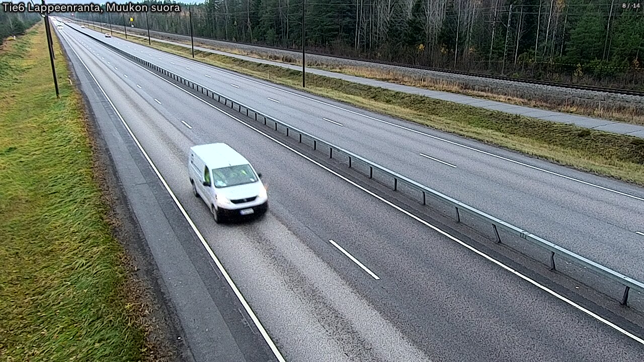 Kelikamerat Kuva Tie 6 Lappeenranta, Muukon suora, Lappeenranta, Etelä-Karjala