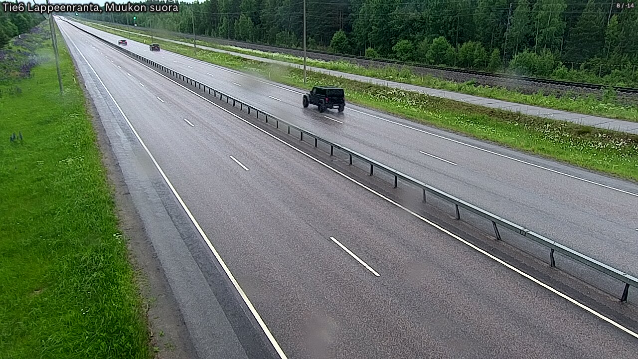 Kelikamerat Kuva Tie 6 Lappeenranta, Muukon suora, Lappeenranta, Etelä-Karjala